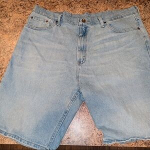 Wrangler Light Blue Jean Shorts for Men